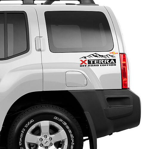Decalcomanie per adesivi in ​​vinile con grafica Nissan Xterra Splash laterale
