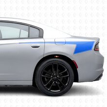 Adesivo in Vinile con Strisce Contorno Stile Hockey per Dodge Charger 2015-2026_2