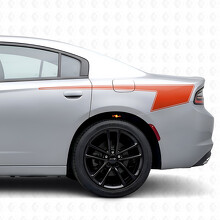 Adesivo in Vinile con Strisce Contorno Stile Hockey per Dodge Charger 2015-2026_4