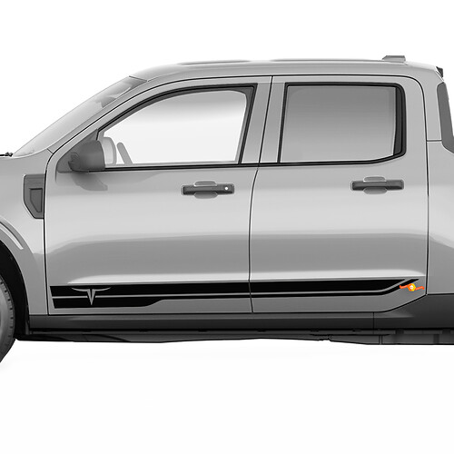 Coppia Ford Maverick Rocker Panel Logo Maverick adesivi decalcomanie grafiche
