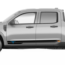 Coppia Ford Maverick Rocker Panel Logo Maverick adesivi decalcomanie grafiche
 2
