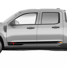 Coppia Ford Maverick Rocker Panel Logo Maverick adesivi decalcomanie grafiche
 3