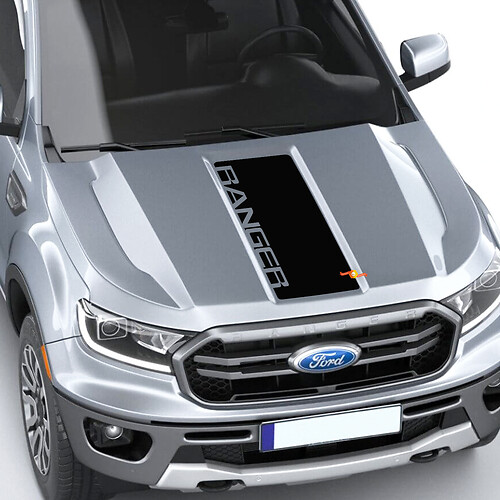 Adesivo decalcomania grafica con striscia Ford Ranger Center Hood
