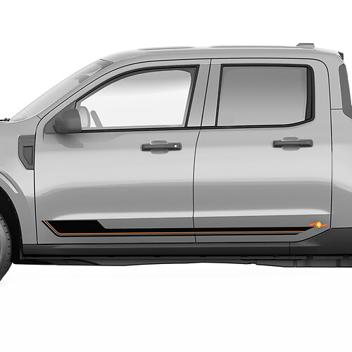 Strisce laterali del pannello oscillante per Ford Maverick Decalcomanie in vinile Adesivi grafici
