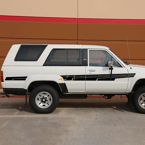 Classico Toyota 4Runner SR5 wagon strisce laterali adesivi decalcomanie in vinile
