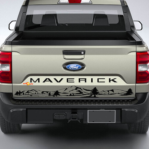 Ford Maverick Mountain portellone posteriore grafica decalcomanie adesivi
