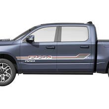 Strisce per porte laterali per Dodge RAM 1500 REV Decalcomanie in vinile Adesivi Grafica
 2