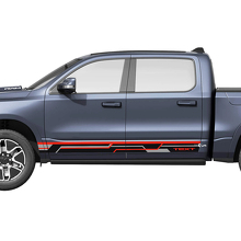 Kit di Adesivi in Vinile con Strisce Laterali Personalizzate Stile Geometrico per Dodge Ram 1500 REV_2
