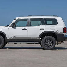 Adesivi in vinile per parafango laterale Mountains per Toyota Land Cruiser 2