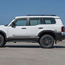 Toyota Land Cruiser pannello bilanciere laterale montagne strisce decalcomanie decalcomanie grafiche in vinile
 2