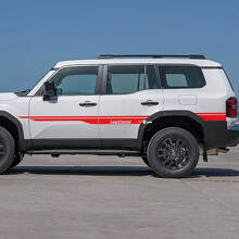 Adesivi in Vinile Strisce Laterali con Branding per Toyota Land Cruiser 2024_2