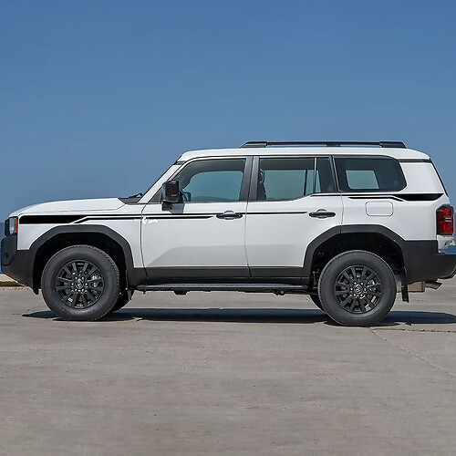 Toyota Land Cruiser strisce laterali decalcomanie adesivi in ​​vinile grafica
