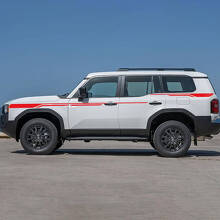 Adesivi in Vinile per Strisce Decorative Porte Laterali 2 Pezzi per Toyota Land Cruiser 2