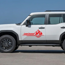 Toyota Land Cruiser Natura Scena Montagne Porte Decalcomanie Adesivi in ​​vinile Grafica
 2