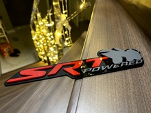 Alimentato da SRT Scat Pack Bee Dodge Charger Challenger Badge Emblema dei distintivi del portellone posteriore
 6