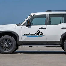 Toyota Land Cruiser Scena Naturale Montagne Adesivi Porte Decalcomanie in Vinile Grafica 2
 2