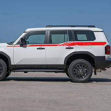 Adesivi in Vinile con Strisce Accento per Porte Laterali 4 Pezzi per Toyota Land Cruiser 2