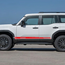 Toyota Land Cruiser porte laterali accento strisce decalcomanie adesivi in ​​vinile grafica 4
 2