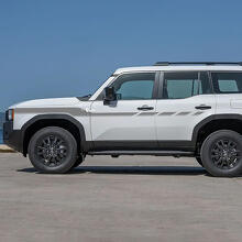 Adesivi in vinile per strisce decorative sulle porte laterali della Toyota Land Cruiser 5
 2