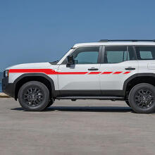 Adesivi in vinile per strisce decorative sulle porte laterali della Toyota Land Cruiser 5
 3