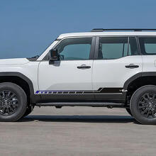 Toyota Land Cruiser porte laterali accent strisce decalcomanie adesivi in ​​vinile grafica 2 colori
 3