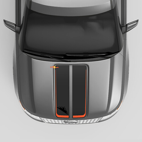 Grafica Hood Mountains per Ford Explorer ST Timberline XLT Platinum King Ranch ST
