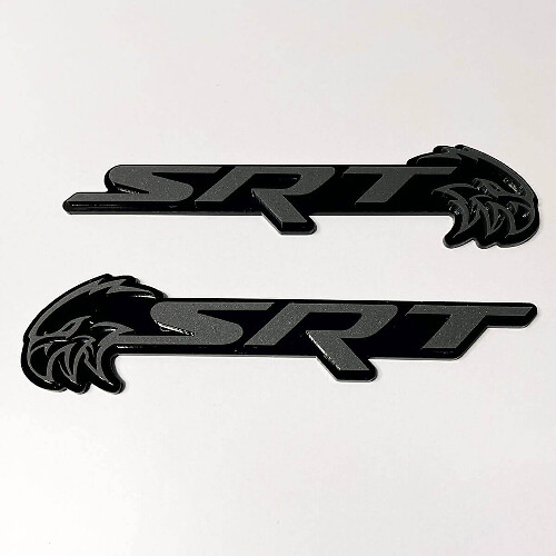 Emblema parafanghi 3D stile SRT Trackhawk