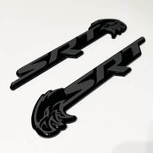 Emblema parafanghi 3D stile SRT Trackhawk_3