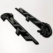 Emblema parafanghi 3D stile SRT Trackhawk_4