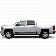 Strisce Viniliche Parallele per Porta e Modanatura Laterale per Chevrolet Silverado 1500 K2XX 2014-2019_4