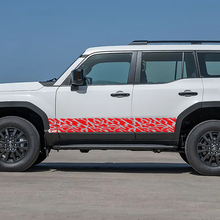 Toyota Land Cruiser Pannello basculante Porte laterali Splash Decalcomanie Adesivi in ​​vinile Grafica
 2