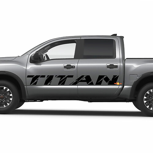 Nissan Titan porte laterali pannello adesivi in ​​vinile decalcomanie grafiche
