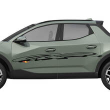 Grafica per adesivi in ​​vinile per porte laterali Rally adatta per Hyundai Santa Cruz
 2