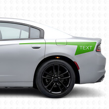 Strisce Personalizzate Stile Hockey Adesivo in Vinile per Fiancate Dodge Charger 2015-2026_3