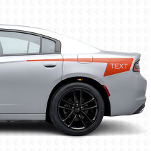 Strisce Personalizzate Stile Hockey Adesivo in Vinile per Fiancate Dodge Charger 2015-2026_4
