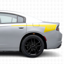 Strisce Personalizzate Stile Hockey Adesivo in Vinile per Fiancate Dodge Charger 2015-2026_5