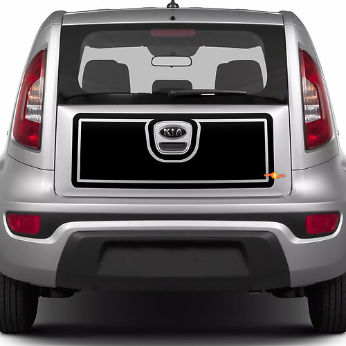 Adesivo per decalcomania in vinile per bagagliaio posteriore per Kia Soul 2
