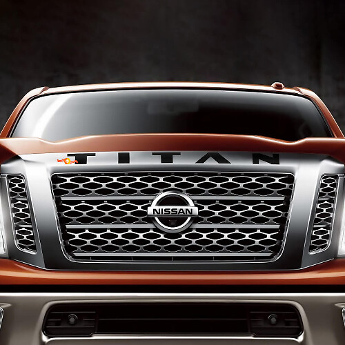 Cappuccio Nissan Titan Logo adesivi in ​​vinile decalcomanie grafiche
