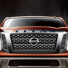 Cofano Nissan Titan Logo adesivi in ​​vinile decalcomanie grafica 2
 2