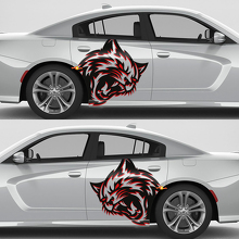 Kit di Adesivi Laterali Wildcat in Vinile per Dodge Challenger o Charger_3