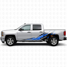 Strisce in Vinile Usurate per Porta Splash e Fiancata per Chevrolet Silverado 1500 K2XX 2014-2019_3