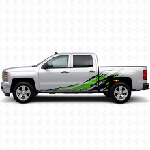 Strisce in Vinile Usurate per Porta Splash e Fiancata per Chevrolet Silverado 1500 K2XX 2014-2019_4
