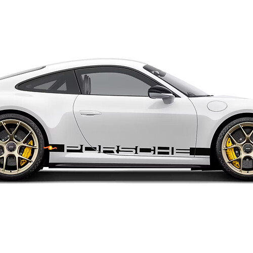 Adesivo decalcomania kit strisce laterali Porsche 911
 1