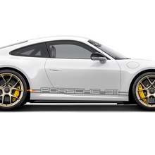 Adesivo decalcomania kit strisce bilancieri laterali Porsche 911 2
 3