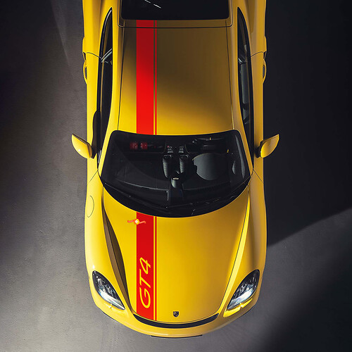 Adesivo decalcomania kit strisce bilancieri laterali Porsche 911 2
