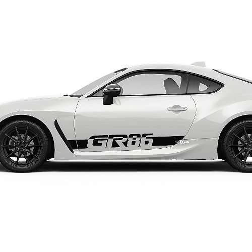 Adesivi grafici strisce laterali per porte Toyota GR86
