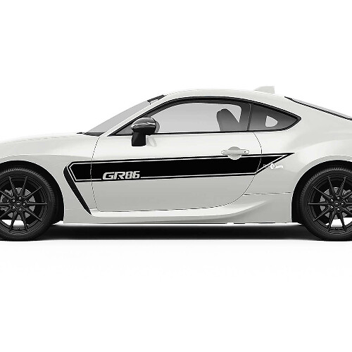 Adesivi grafici per fiancate delle porte Toyota GR86
