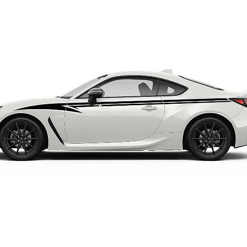 Toyota GR86 strisce grafiche adesivi per fiancate intere
