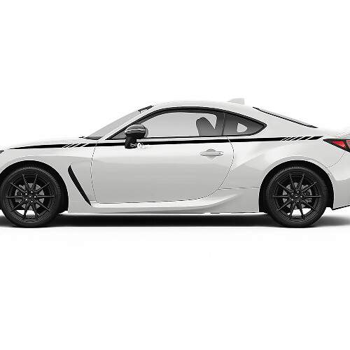 Adesivi grafici strisce da corsa per fiancate delle porte Toyota GR86
