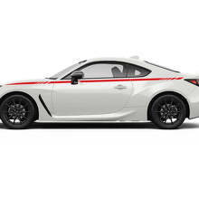 Adesivi Strisce Decorative Laterali per Porte da Corsa per Toyota GR86 3